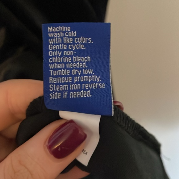 NWT Apt 9 Black Velvet Tank Top - Picture 5 of 6